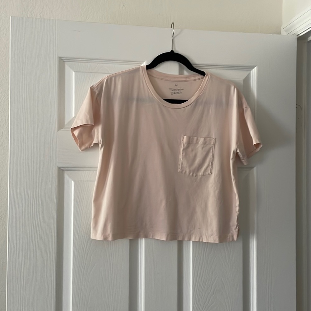 Pink Quince Cropped tshirt